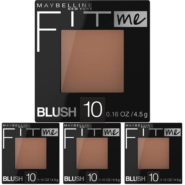 Blush Maybelline Fit Me Buff ligero y duradero x4