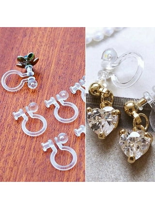 100 Pcs earring covers for sports clip on earrings pad Clip