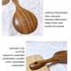 thumbnail image 3 of Moyic Cucharas de cocina de teca, paleta para sopa, cuchara de cocina, cucharón de madera para el hogar, espátula giratoria, herramienta Cocina y Comedor, 3 of 6