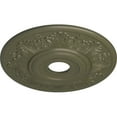 thumbnail image 3 of Ekena Millwork 20"OD x 3 1/2"ID x 1 1/2"P Vienna Ceiling Medallion (Fits Canopies up to 6 1/2"), Hand-Painted Painted Turtle, 3 of 6
