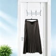 thumbnail image 4 of Pants Hangers with Clips,Heavy Duty Black Skirt Hangers 12 Inch,Adjustable Metal Clips,Space-Saving for Women Men Jeans Shorts Trousers Dorm Bedroom Home Clothes Closet Organizers & Storage(Black), 4 of 9