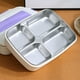 thumbnail image 4 of 304 Stainless Steel RectangularLunch Box With Cutlery Four Compartments Lunch Box Adult Students With Rice Lunch Box, 4 of 6