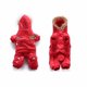 thumbnail image 5 of Ropa para perros y mascotas Ropa para perros Chaqueta de plumón Ropa de uniforme de la Fuerza Aérea Ropa para perros y mascotas Ropa de cuatro patas Ropa de la Fuerza Aérea Ropa para mascotas Ropa de invierno (Rojo XS) JM, 5 of 5