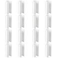 Phlegsive HANABASS White Clamp for Greenhouse PVC Pipe 16pcs