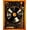 Black Orange, Pattern 7, variant on ODIKA 8'x10' Washable Area Rug Record Vintage Vinyl Music Retro Dj Turntable Border Player Cassette for Living Room, Under Sectional, Family , Durable, Non-Slip