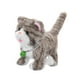 thumbnail image 4 of Peluche eléctrico para gato que camina con grabación de voz, versátil, 18 x 10 x 17 cm Rayas gris claro, 4 of 9