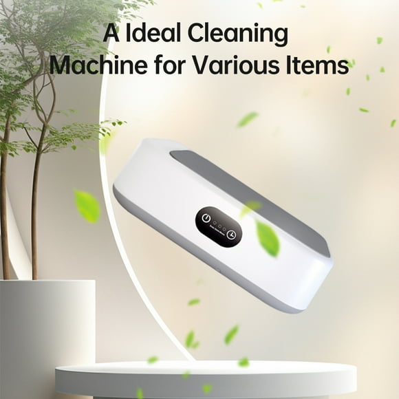 Cleaning machine,And Screen Stainless Steel Professional Cleaner With Silver/ Retainer/ 340ml 304 Steel Inner Screen Cleaner 49khz Button And 3 And One Button And Sonic Screen 340ml Denture/ Shaver