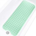thumbnail image 2 of Bathtub and Shower Mats, Extra Long Non-Slip Bath Tub Mat 39 x 16 Inch, Machine Washable BathMat with Suction Cups & Drain Holes for Bathroom Floor, Clear Pale, 2 of 7