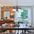 thumbnail image 3 of Volume Lighting Marti 5-Light Indoor Antique Bronze Hanging Chandelier - Antique Bronze, 3 of 3