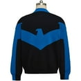 thumbnail image 6 of Classic Black & Blue Sweater Cardigan Coat Knitted Jacket Costume Halloween Outfits, 6 of 7