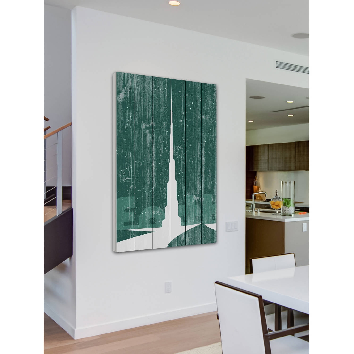 Marmont Hill - "Earth" Painting Print on White Wood