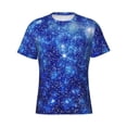 thumbnail image 3 of Naloa Blurred Star Snow Christmas Men's T-Shirt Sport T-shirt Men's Basic Tee Casual Men's Shirt, Round Neck, Short Sleeves - 3X-Large, 3 of 5