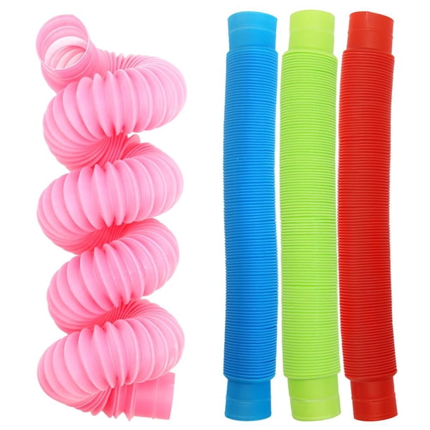 De Juguetes Sensoriales De Tubo Elástico Multicolores Portátiles Para Aliviar La Ansiedad, Juguetes De Descompresión Estirables 4 Uds. Speravity FN006044-00