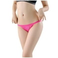 thumbnail image 3 of Women Underwear Brief Lace Perspective Sensuality Crotchless Hollow Underpant, 3 of 3