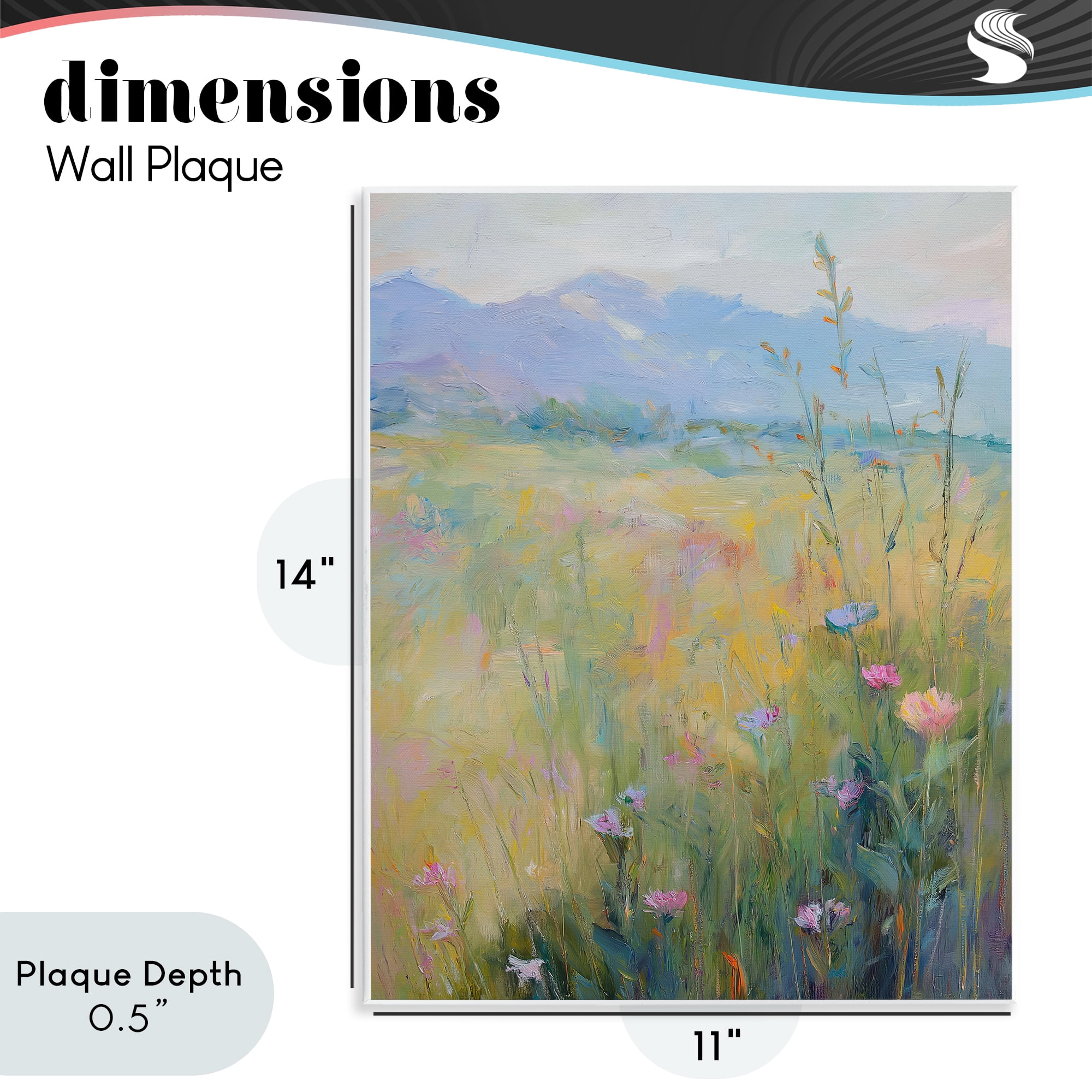Stupell Industries Peaceful Meadow's Embrace Wall Plaque Art, design by Svetlana Aleynikova