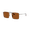 Gunmetal Frame / Dark Brown Lens, variant on RAY-BAN RB3782 IDAN BIO-BASED Square Shape Sunglasses Silver Frame / Dark Blue Lens 53mm