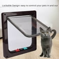 thumbnail image 2 of Dog Cat Flap, Suitable for All Screen Door Pet Screen Door Window Lockable for Home(Black), 2 of 7