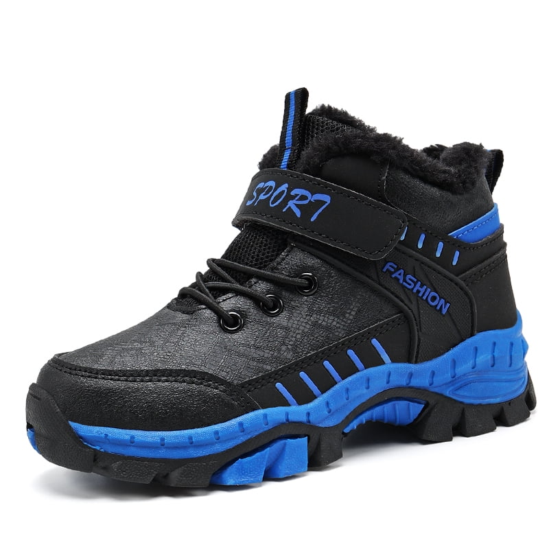 Engtoy Boys Boots Winter Snow Shoes Waterproof Antiskid Boots Hiking Outdoor Shoes for Kids Little Kid/Big Kid