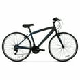 thumbnail image 2 of Hyper Bicycles 700c Men's SpinFit Hybrid Bike, Black and Blue, Adults, 2 of 16