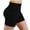 Black, variant on hotojiny High Waist Yoga Shorts for Women Soft Stretch Butt Lifter Athletic Workout Running Shorts with Deep Pockets