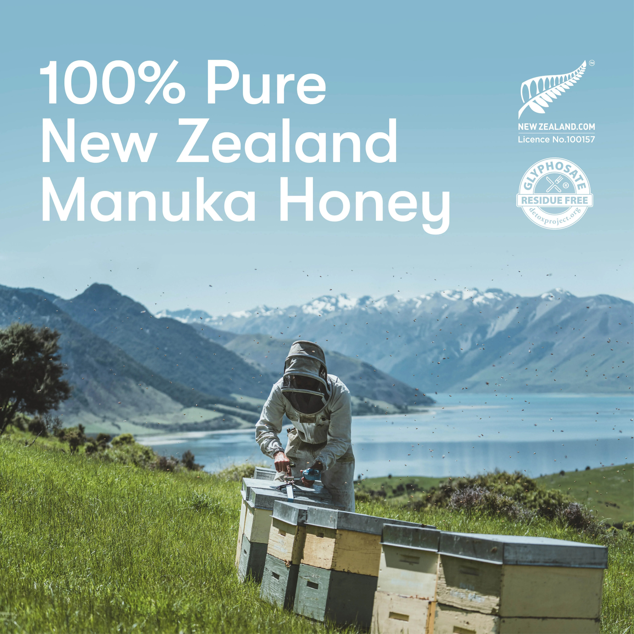 New Zealand Honey Co. Raw Manuka Honey UMF 15+ (MGO 514+) – 250g Jar