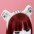 thumbnail image 3 of Plush Tiger Ears Hairband Cartoon Animal Headband Fluffy Hair Accessories, 3 of 15