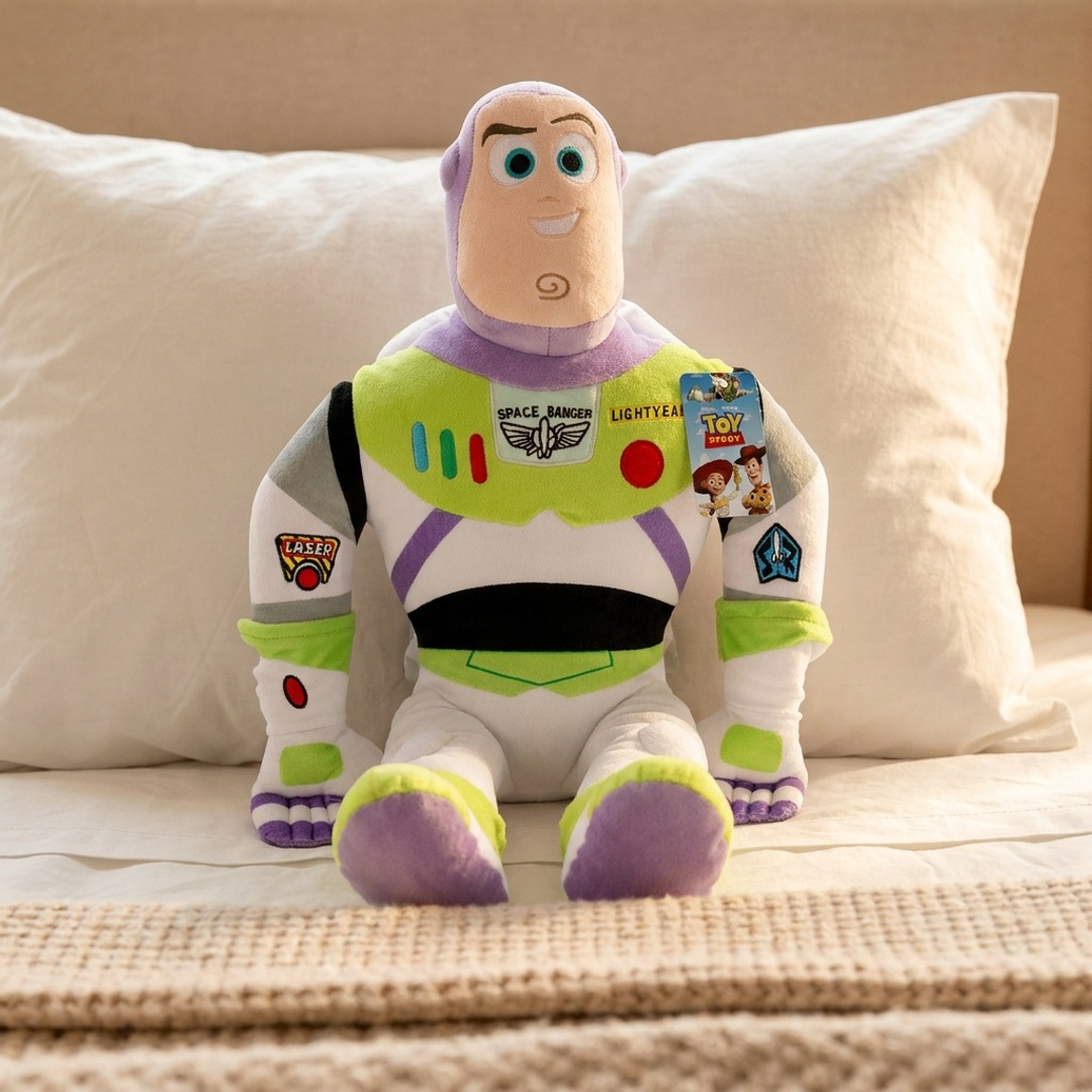 Disney Toy Story Buzz Lightyear Decorative Pillow Buddy 23" photo 8