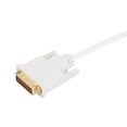 thumbnail image 2 of Monoprice - Adapter cable - DVI (M) to Mini DisplayPort (M) - 6 ft - 1080p support - white, 2 of 3