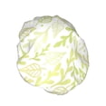 thumbnail image 2 of YFYANG Women's Double Waterproof Shower Cap, Green Leaf Graffiti Reusable Hair Cap for All Hair Styles and Head Sizes, 2 of 9