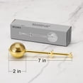 thumbnail image 5 of Flour Duster for Baking, One-Handed Operation, 304 Stainless Steel Powdered Sugar Shaker Duster, Pick Up and Dust Flour Sifter, Gift Package, Gold, 5 of 7