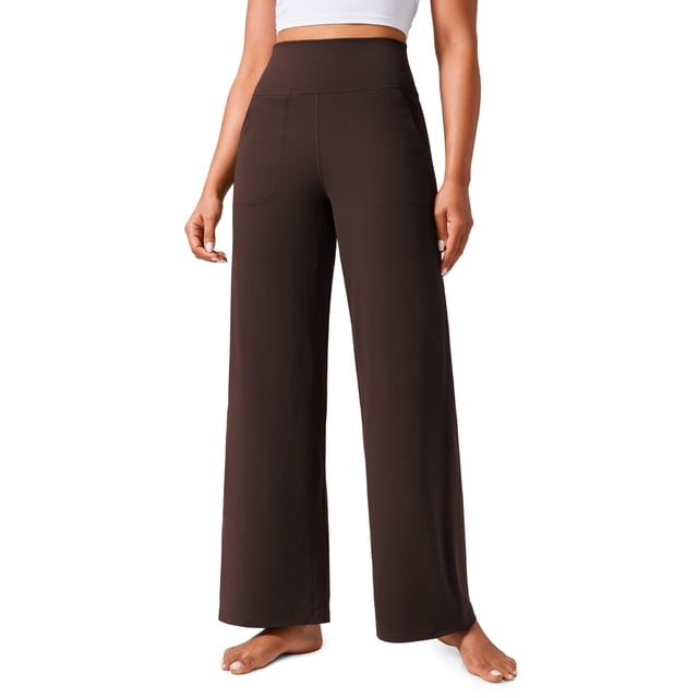 Pantalones de Pierna Ancha Butterlift para Mujer CRZ YOGA Cintura Alta 79 cm
