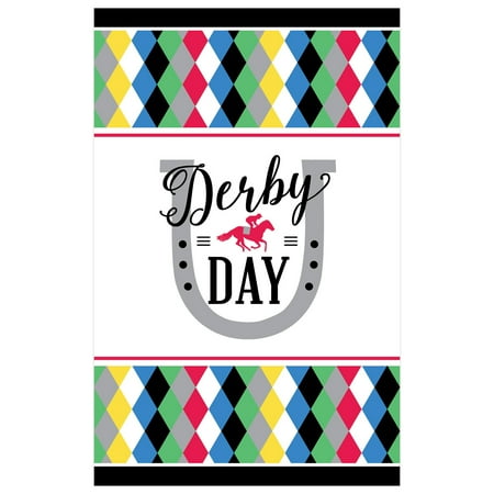 Kentucky Derby 'Derby Day' Paper Table Cover (1ct)