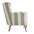 Woven Paths Accent Chair, Gray Stripe