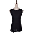 thumbnail image 3 of Anna-Kaci Womens Sparkle & Shine Glitter Sequin Embellished Sleeveless Round Neck Tank Top Medium Black, 3 of 6