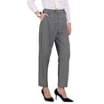 thumbnail image 4 of Pantalón de Houndstooth para Mujeres INSPIRE CHIC para un Look Profesional y Elegante en la Oficina 2XL Gris Claro, 4 of 5