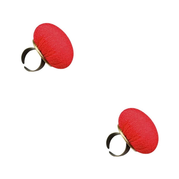Bearachild Cojín Costura Punto de cruz Sastre Bordado DIY Titular Hogar Almacenamiento Acerico Estera Anillo Vino Rojo Ring Weinrot 2piezas Bearachild CBP191825