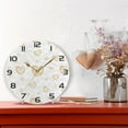 thumbnail image 6 of GZHJMY Valentine's Day Heart Wall Clock, Silent Non Ticking Battery Operated Round Clock for Kitchen Office School Home Decorative, 6 of 7