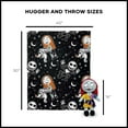 thumbnail image 4 of Disney Nightmare Before Christmas Sally Frights Silk Touch Throw Blanket with Plush Hugger, 40x50 inches, 4 of 4