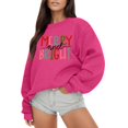 thumbnail image 2 of Women's Merry and Bright Christmas Sweatshirt Cozy Holiday Pullover for Festive Winter Season, 2 of 5