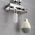 thumbnail image 4 of Punch-Free Shower Shelf 304 Stainless Steel Kitchen Storage Rack Wall-Mounted Bathroom Holder Wall-Mounted Kitchen Organizer Draining Bracket for Home Bathroom Kitchen, 4 of 10