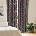 thumbnail image 2 of Ambesonne Garden Curtains, Summer Foliage Hearts, Pair of 28"x95", Multicolor, 2 of 5