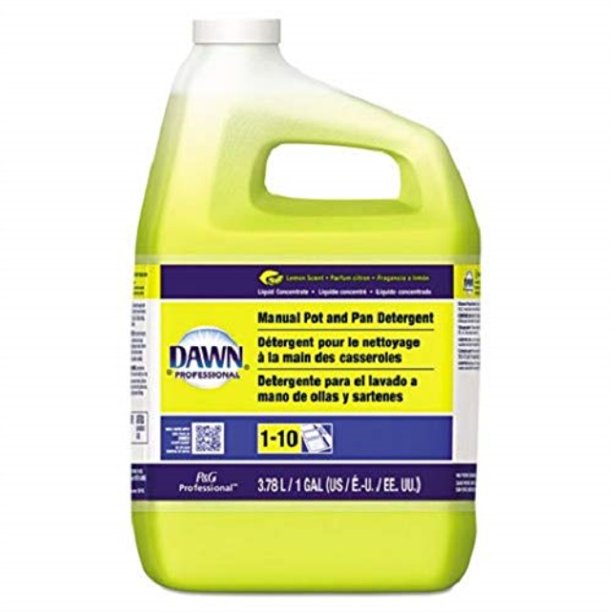 dawn professional 57444ea manual pot & pan dish detergent lemon