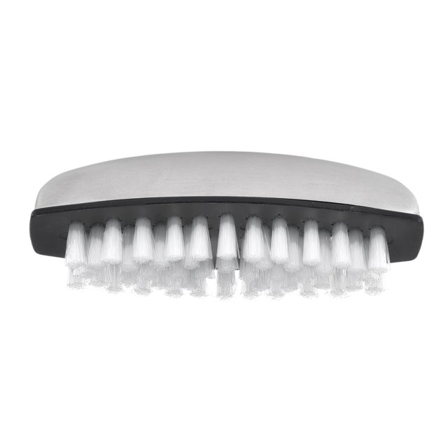 Fruit Vegetable Cleaning Brush 304 Stainless Steel Nylon Wool Multifunction Finger Nail Brush for Kitchen