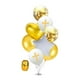 thumbnail image 5 of 8 Uds Globos De Pascua Suministros De Fiesta Látex Para Bautismo Hogar Religioso Oro Sunnimix globos de látex impresos de 12 pulgadas, 5 of 8