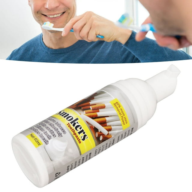 Booster de blanqueamiento de los dientes, 60 ml de extracción de manchas refraces corrector de color de color duradero tipo de espuma de limpieza de dientes para dientes