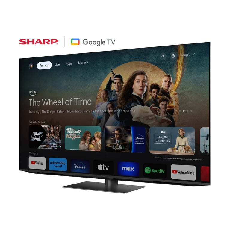 SHARP 65インチ 4K Android TV 4T-C65DL1 Sharp, 65-Inch Class 4K UHDTV HDR Smart LED LCD TV 4T-C65FV1U