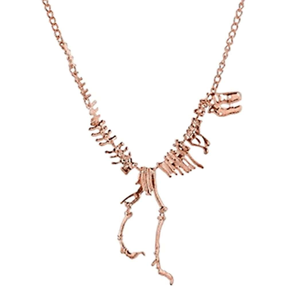 dinosaur skeleton necklace