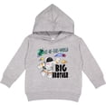 thumbnail image 2 of Inktastic Out of This World Big Brother Astronaut in Space Toddler Hoodie, 2 of 4