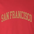 thumbnail image 2 of Wild Bobby San Francisco SF American Football Cities | Classic Varsity College Style Fantasy Fan, Trendy Team Streetwear Sports Unisex Premium T-shirt, 2 of 5