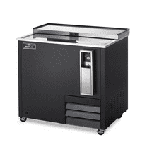 Arctic Air AUB36R 37-Inch Forced Air Horizontal Bottle Cooler, 264 Bottle Capacity, Black, 115v